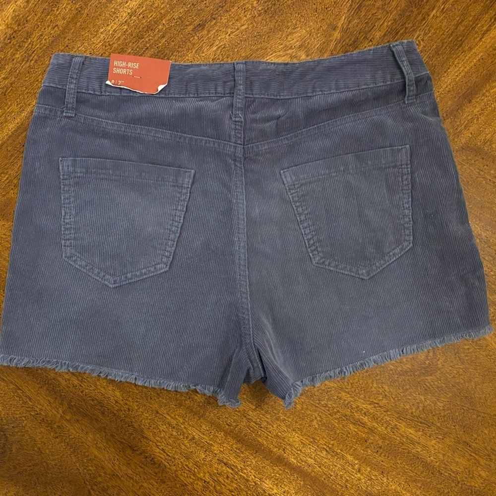 *NEW* High Waist Gray Shorts - Picture 2 of 4